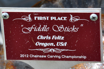 sign: 2012 First Place Winner